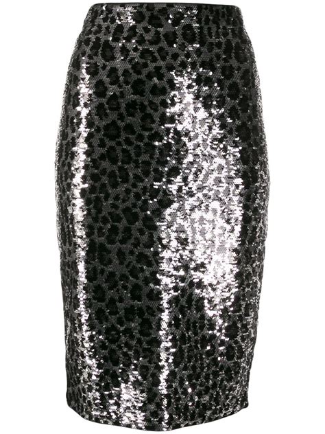 michael kors leopard sequin skirt|michael kors long sleeve dress.